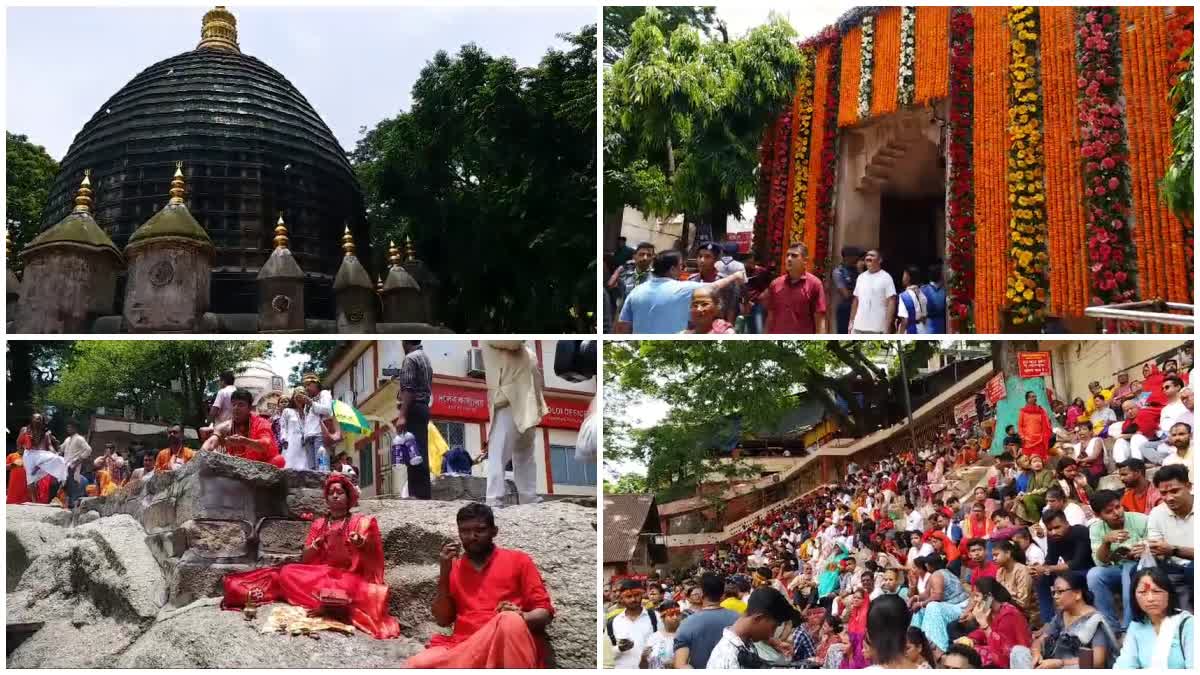 Crowd of devotees to seek blessings of Maa Kamakhya
