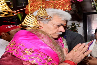 Jammu and Kashmir Lieutenant Governor Manoj Sinha virtually attended the 'Pratham Puja' of Amarnath at Raj Bhawan in Srinagar, marking the start of the annual Amarnath Yatra.