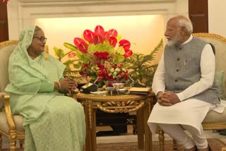 Bangladesh PM Hasina meets PM Modi