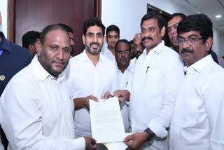 TDP MLCs Meet Minister Lokesh About TET Exam