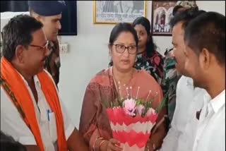 women-and-child-development-minister-annapurna-devi-reached-koderma