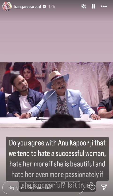 Kangana Ranaut responds to Annu Kapoor's remarks on her slap incident, questioning societal attitudes towards successful women. Kapoor's comments, questioning her status and beauty, prompted Kangana to highlight biases against powerful women, following a CISF constable Kulwinder Kaur slapped her at Chandigarh Airport earlier this month.