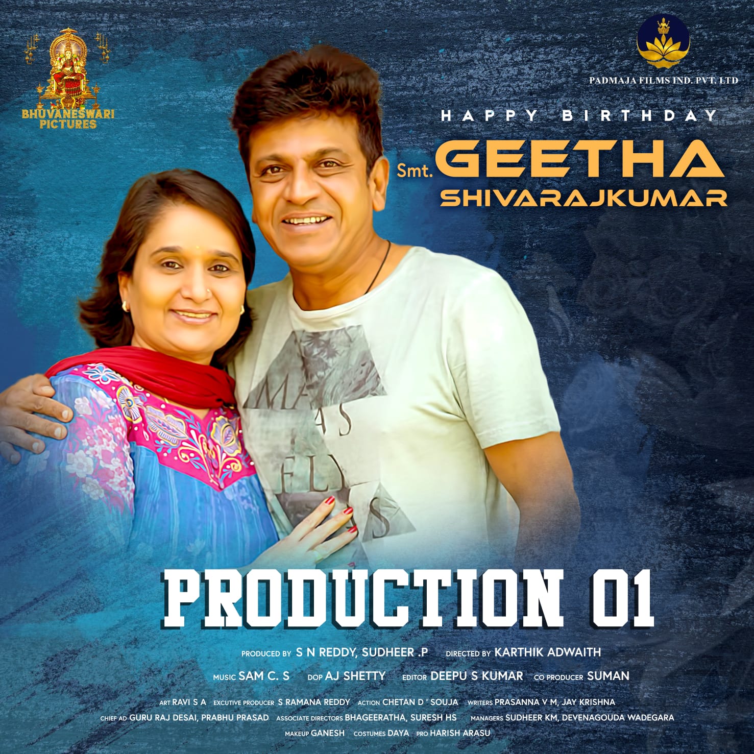 Poster from Shivarajkumar's new movie team