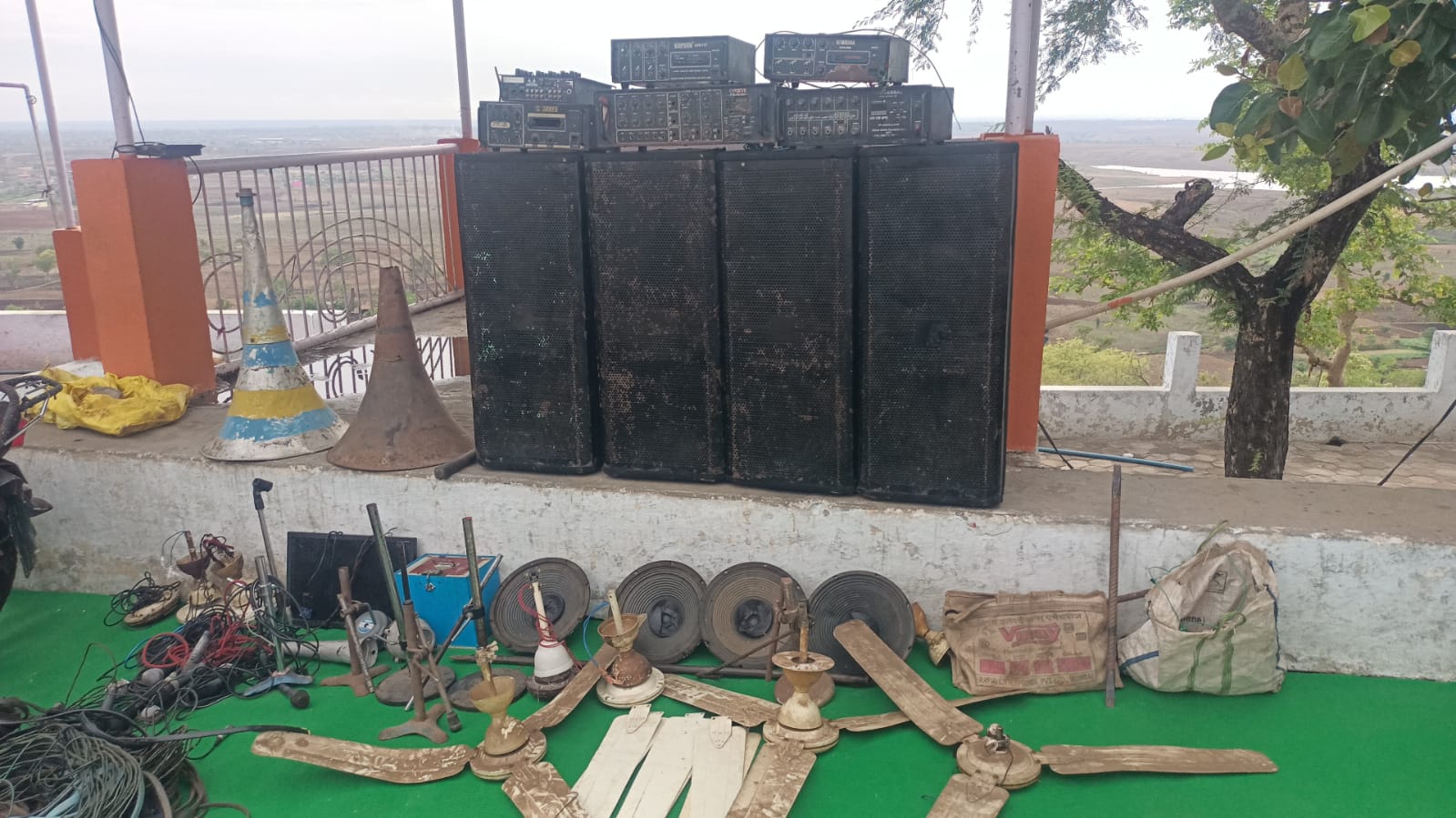 Stolen goods recovered from temple