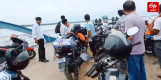 Ferry hit in bridge post middle of the Brahmaputra in Majuli