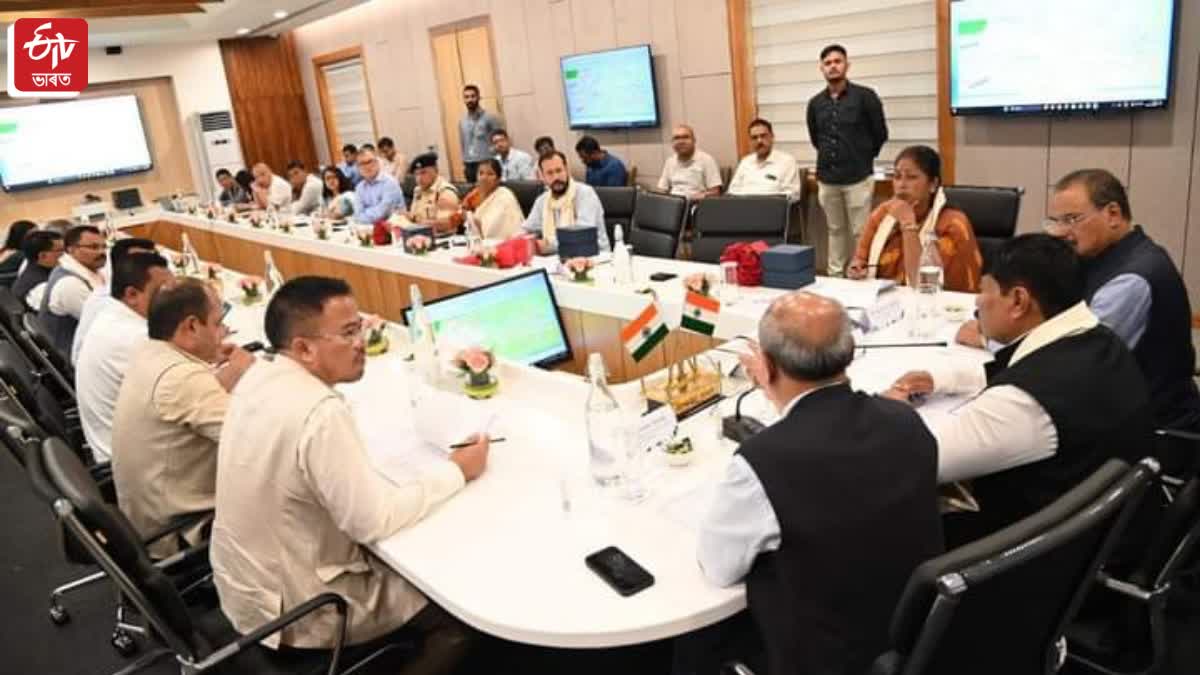 minister level regional committee meeting on assam and meghalaya border issue