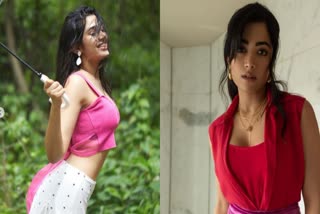 Tollywood heroines Rashmika mandanna bathroom photoshoot and Kritishetty rainy photoshoot