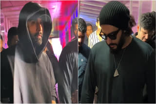 Bollywood actors Arjun Kapoor and Ranbir Kapoor had a perfect night out as they began their weekend with dinner and a movie. As they left their house on Friday night, a number of photos and videos of them surfaced on social media. They were spotted leaving a restaurant together and then headed to a cinema hall to watch Christopher Nolan's Oppenheimer.