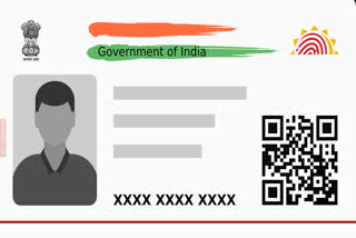 Aadhar card representational pic