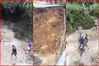 collapse of National Highway