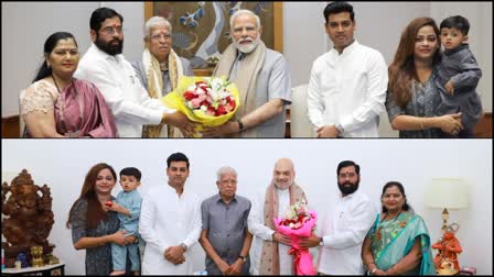 Eknath Shinde family met Modi and Amit Shah