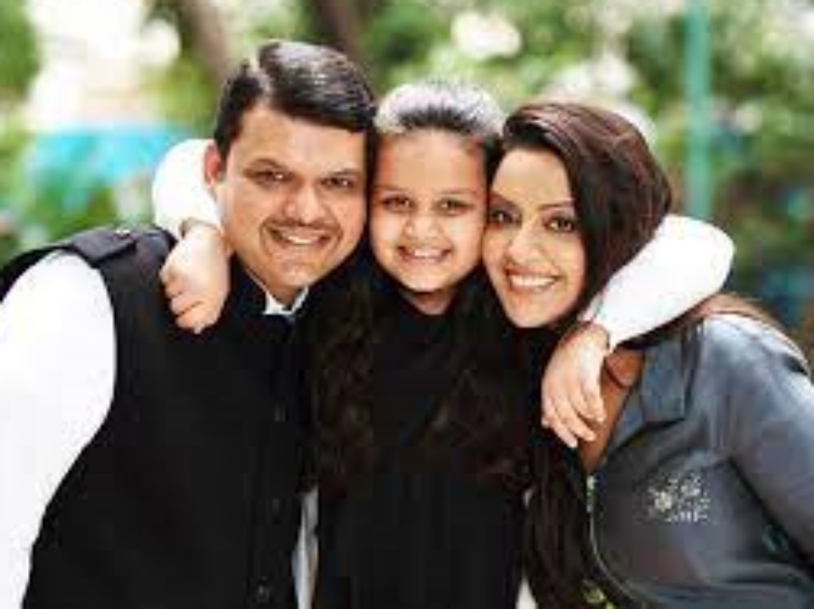 Fadnavis with family