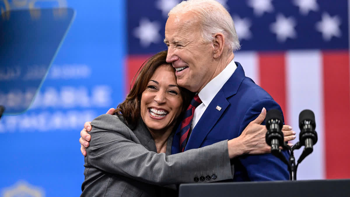 Embattled US President Joe Biden endorsed his deputy Kamala Harris as new nominee of Democratic party, announcing his decision to quit his candidacy for re-election in 2024. The octogenarian said, "it is in the best interest of my party and the country". With four months to go for polls, the Democrats will have to now nominate a new candidate to take on Donald Trump, the Republican nominee.