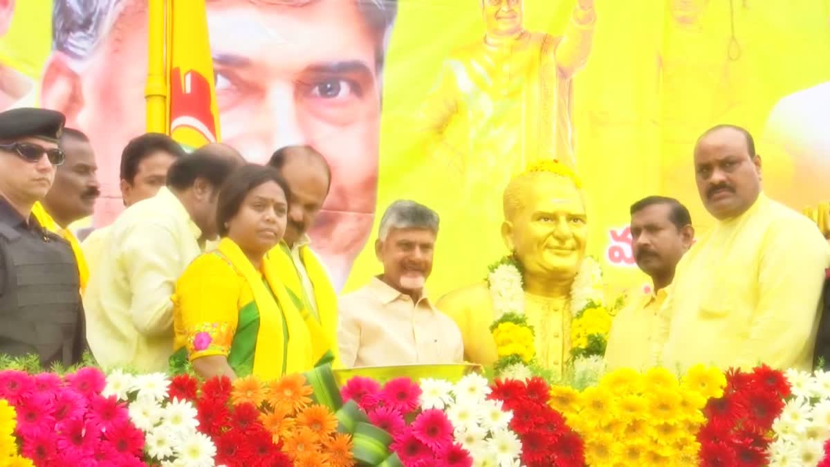 Chandrababu Naidu Tribute to NTR