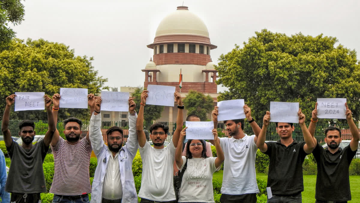 NEET UG ROW  SUPREME COURT  നീറ്റ് വിവാദം  നീറ്റ് പരീക്ഷ