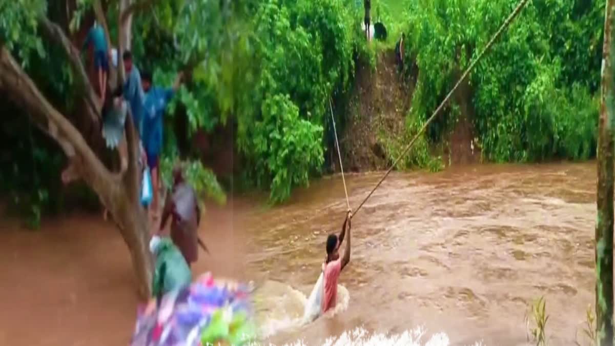 manyam_tribals_suffering_with_floods_due_no_raod_facility