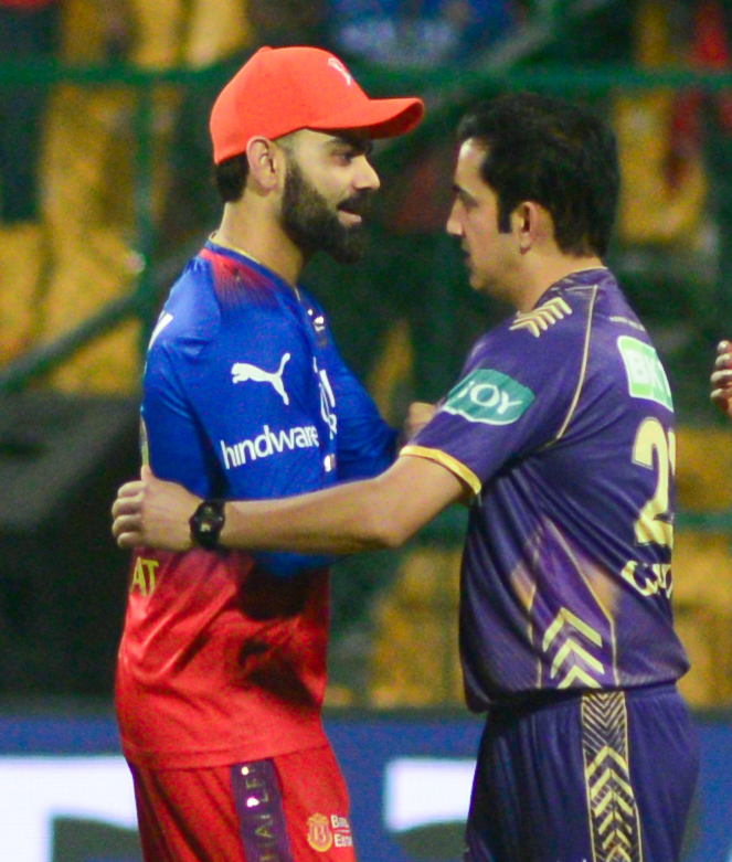 Gautam Gambhir and Virat Kohli