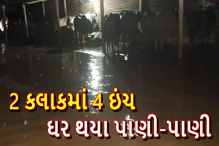 નિઝરમાં 2 કલાકમાં 4 ઈંંચ