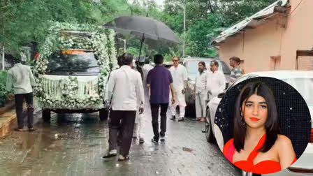 Bollywood Celebs Pay Last Respects to Krishan Kumaar's Daughter Tishaa Amid Heavy Downpour