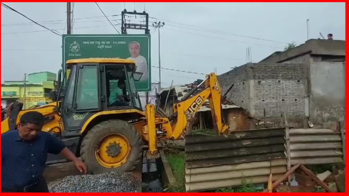 eviction drive in subarnapur
