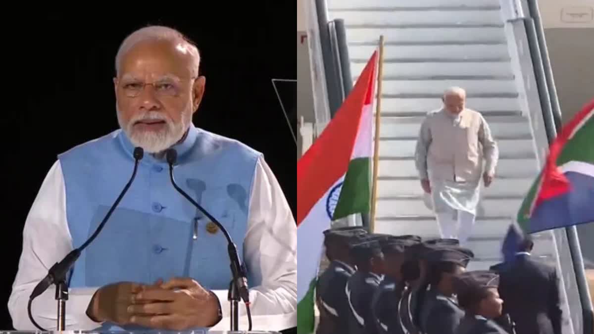 pm-modi-south-africa-visit-2023-narendra-modi-arrives-to-south-africa-johannesburg-for-the-15th-brics-summit