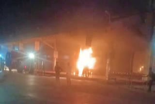 Fire breaks out In milk shop at Raichur