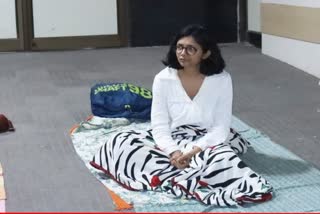 DCW CHIEF SWATI MALIWAL SPENT NIGHT OUTSIDE ST STEPHEN HOSPITAL DUE TO MEET SURVIVOR