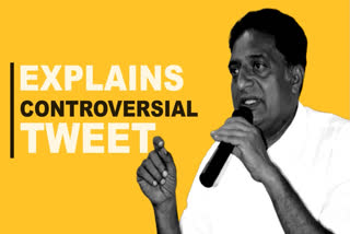 Prakash Raj tweet on Chandrayaan 3  Prakash Raj controversial tweet on Chandrayaan  Prakash Raj Neil Armstrong Malayali chailwala joke  Prakash Raj chaiwala tweet controversy  Prakash Raj latest news  Malayali chailwala joke  chandrayaan 3  Malayali chailwala joke  Prakash Raj  Neil Armstrong  Prakash Raj On Controversial Tweet  Prakash Raj Shared A Blog Post Link  Chandrayaan 3 soft landing  നീല്‍ ആംസ്‌ട്രോങ്  പ്രകാശ് രാജ്  നീല്‍ ആംസ്‌ട്രോങ് തമാശ  മലയാളിയായ ചായക്കാരന്‍  ചന്ദ്രയാന്‍ 3