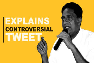 Prakash Raj has offered a comprehensive explanation for his recent tweet, which caused controversy due to its reference to a "chaiwala" or tea seller. Addressing the criticism he received, the actor clarified that his comment was related to the historic joke about a Kerala chaiwala during Neil Armstrong's time, the first person to step foot on the moon.