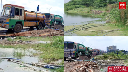 சென்னையில் தனியார் டேங்கர் லாரிகளின் மூலம் நிலத்தடி நீர் கொள்ளை