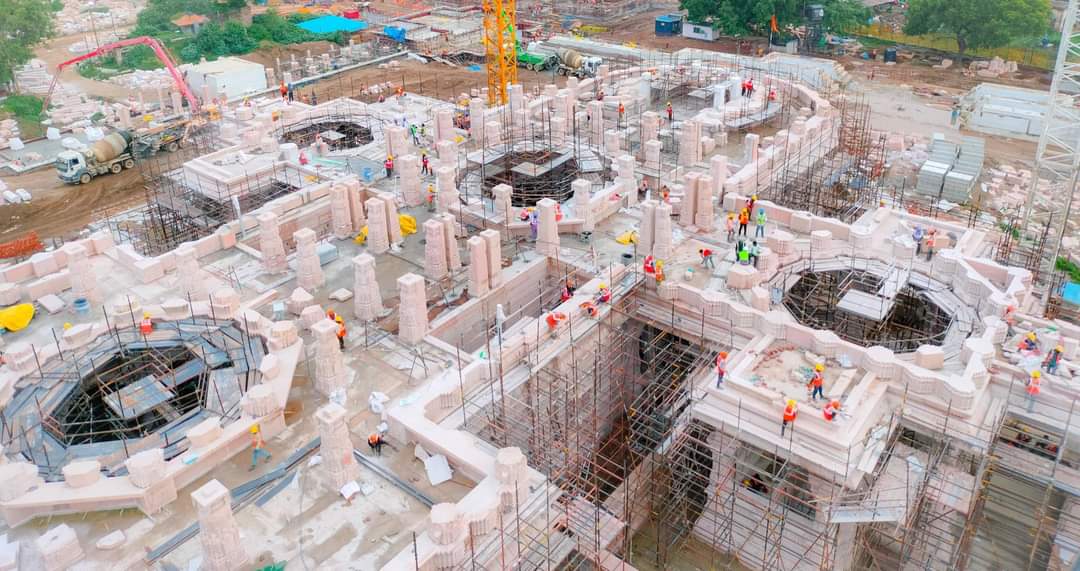 अयोध्या में राम मंदिर निर्माण की प्रगति तेज