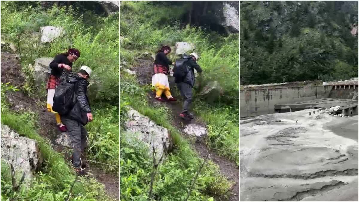 Malana 2 pregnant women crossed Mountain