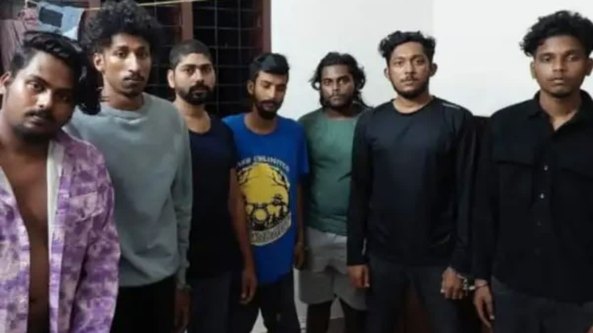 PTA MARIJUANA  GANG OF SEVEN ARRESTED  കഞ്ചാവ് കച്ചവടം  KIDANGANNUR IN PATHANAMTHITTA