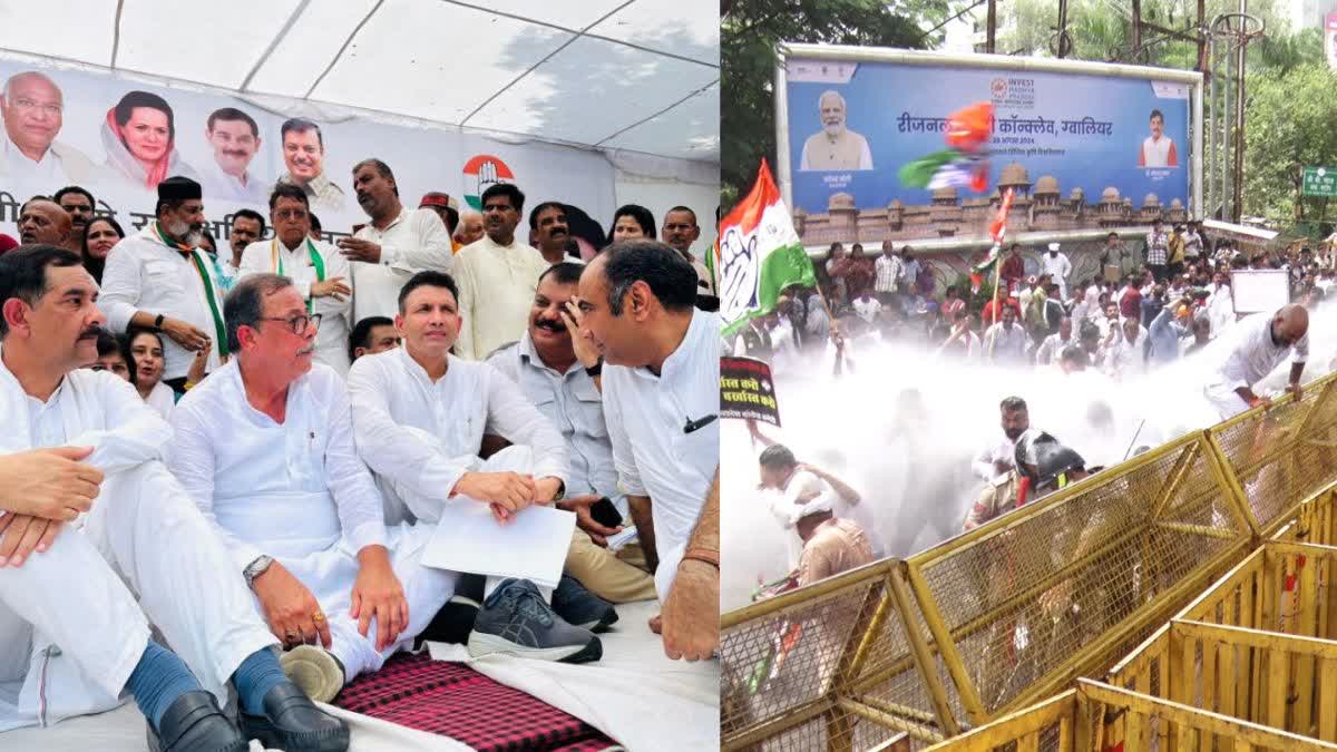 CONGRESS PROTESTS IN BHOPAL