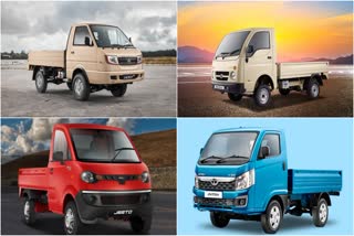 SMALL GOODS CARRIERS  PICK UP TRUCKS IN INDIA  PICK UP TRUCKS COMPANIES