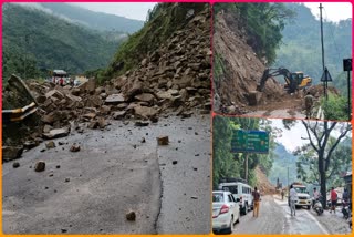 Landslide on Kedarnath Highway