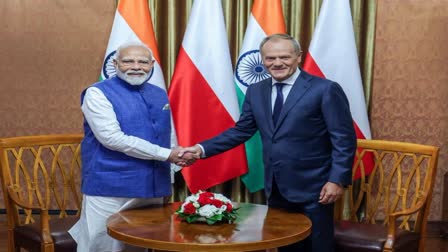 Modi's meeting with Poland's PM Donald Tusk