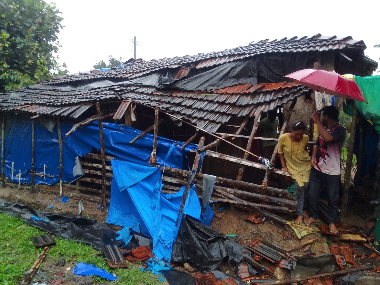 Heavy rainfall causes landslides in Charmadi Ghat