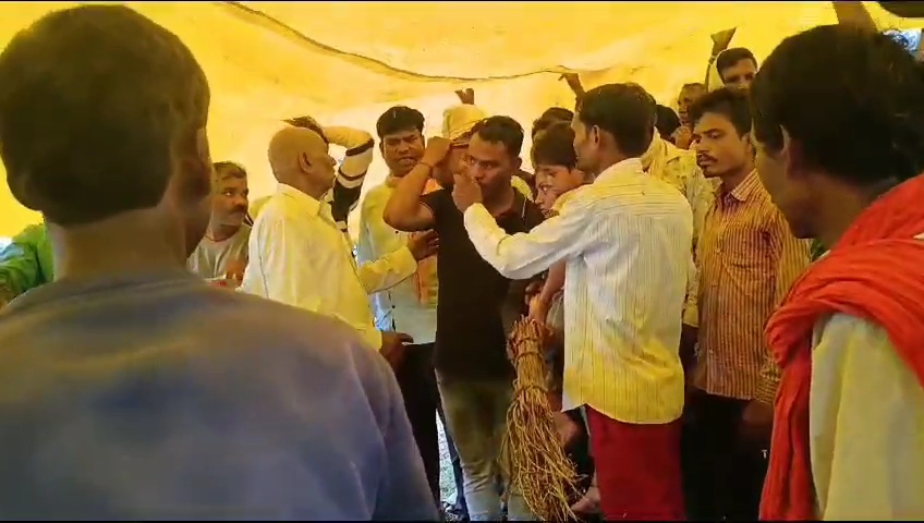 MP 5 Years Girl Perform Last Rites Under Tripal