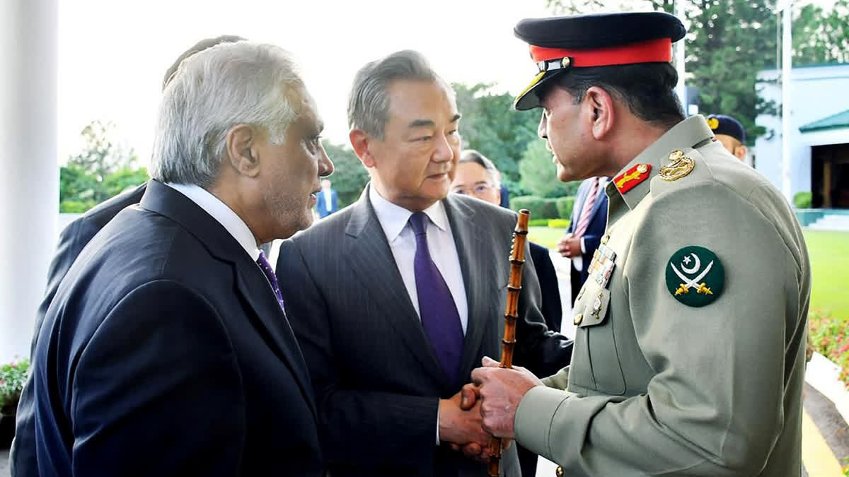 Munir R China's Wang Meets Pak Army Chief Munir; Discusses Regional Security ...