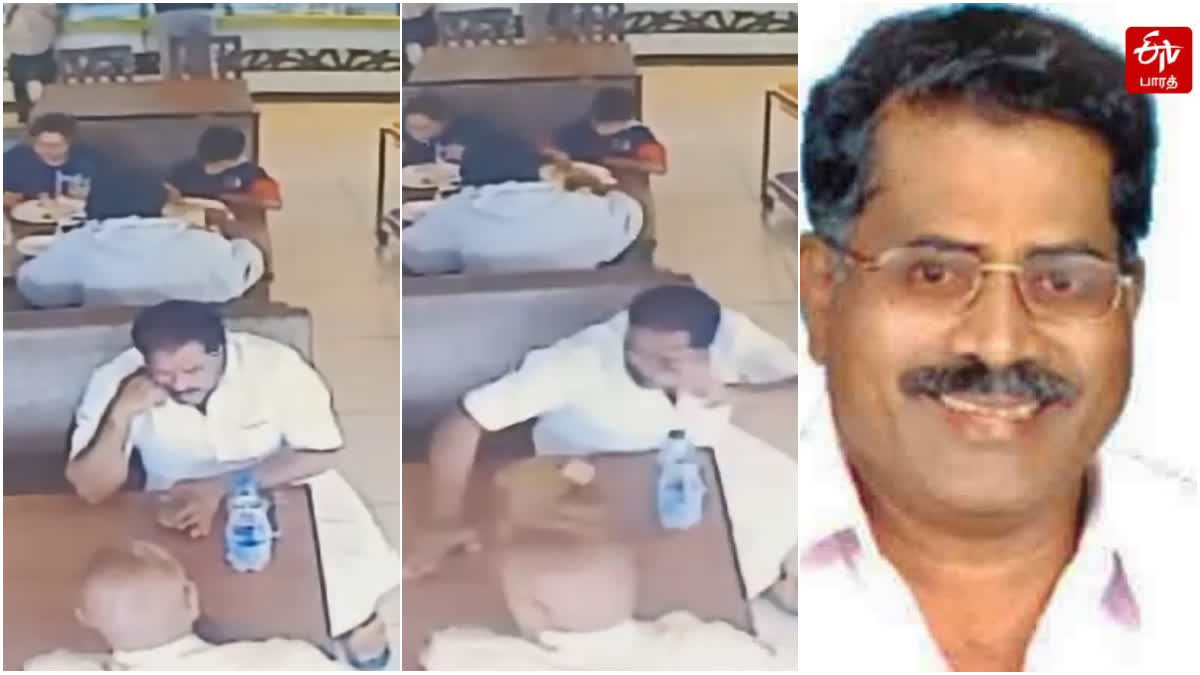 DMK member V.K.Guruswamy attack video