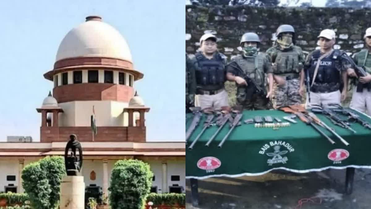 Manipur government files report in court on seizure of weapons in violence-hit state