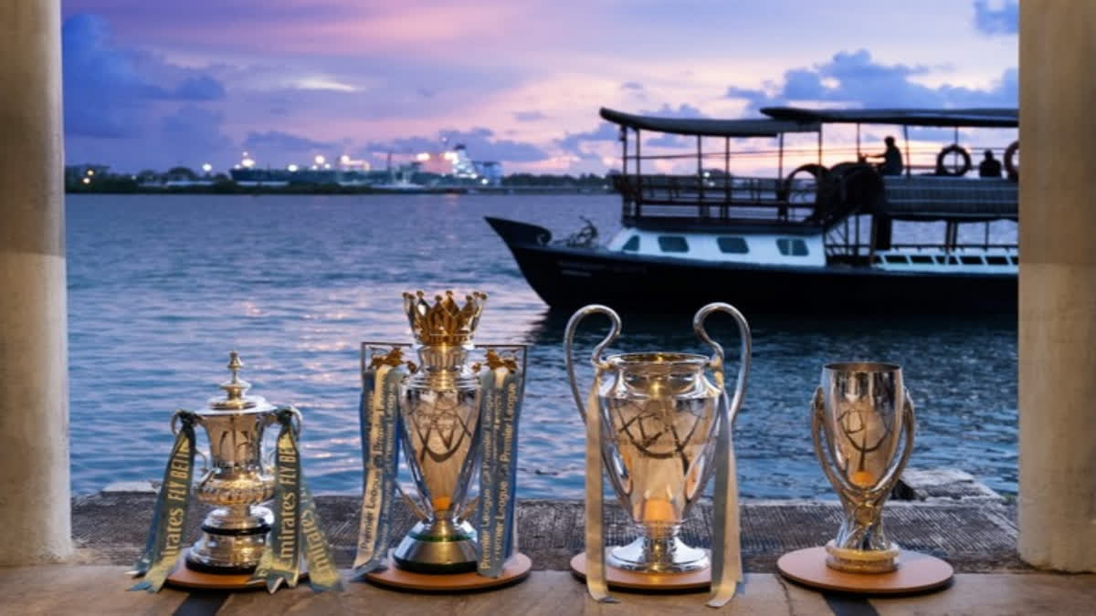 Manchester City kicked off their Treble Trophy in India on Thursday at Kochi.