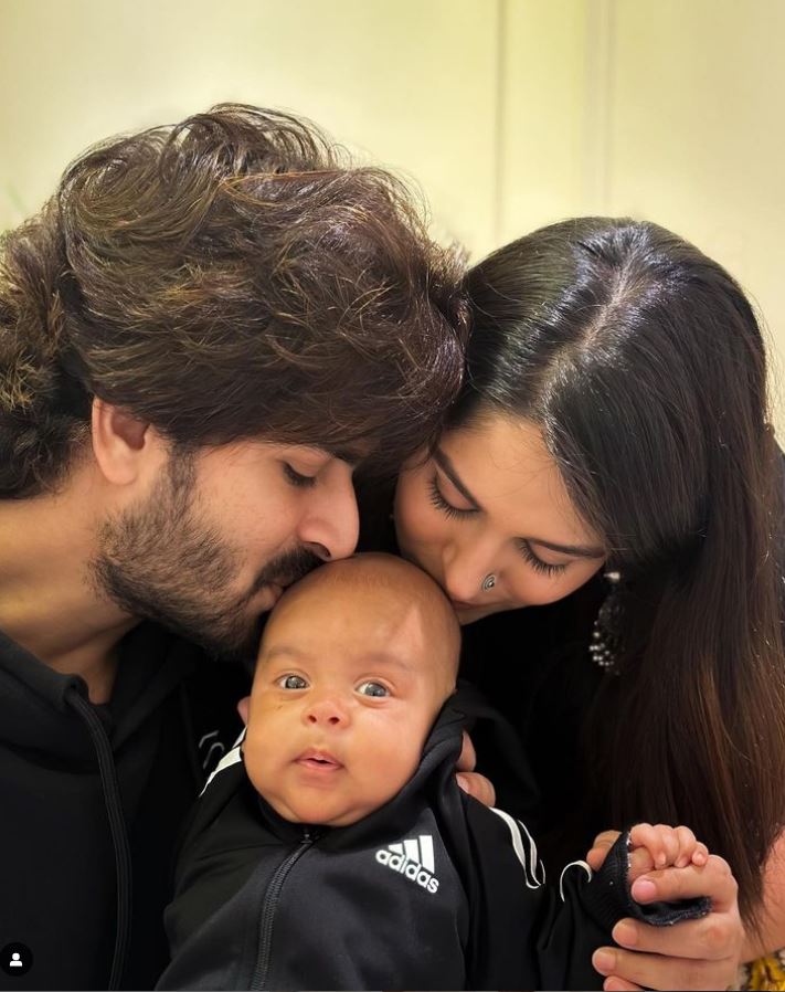 Actress Dipika Kakar and Shoaib Ibrahim reveal their son Ruhaan's face