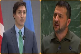 Zelenskyy visiting Canada  Russia Ukraine War  Canada for first time since war started  seeking to shore up support for Ukraine  ಕೆನಾಡಕ್ಕೆ ತೆರಳಲಿರುವ ಉಕ್ರೇನ್​ ಪ್ರಧಾನಿ  ಯುದ್ಧ ಪ್ರಾರಂಭವಾಗಿ 576 ದಿನ  ರಷ್ಯಾ ಮತ್ತು ಉಕ್ರೇನ್​ ಯುದ್ಧ  ಉಕ್ರೇನ್​ ಪ್ರಧಾನಿ ಕೆನಡಾ ರಾಷ್ಟ್ರಕ್ಕೆ ಭೇಟಿ  ಪಾಶ್ಚಿಮಾತ್ಯ ಮಿತ್ರರಾಷ್ಟ್ರಗಳಿಂದ ಬೆಂಬಲ  ರಷ್ಯಾದ ವಿರುದ್ಧ ಉಕ್ರೇನ್‌ನ ಯುದ್ಧ  ಉಕ್ರೇನ್ ಅಧ್ಯಕ್ಷ ವೊಲೊಡಿಮಿರ್ ಝೆಲೆನ್ಸ್ಕಿ  ಸಂಸತ್ತನ್ನು ಉದ್ದೇಶಿಸಿ ಮಾತನಾಡಲಿದ್ದಾರೆ  ರಷ್ಯಾದ ಕ್ಷಿಪಣಿಗಳು ಉಕ್ರೇನ್‌ನ ಖಾರ್ಕಿವ್