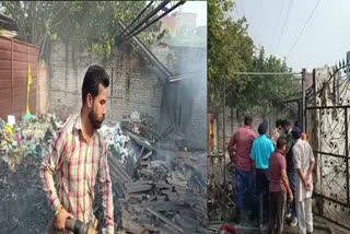 A fire broke out in a junk shop in Amritsar, the owner suffered a loss of lakhs