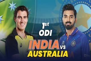 India vs Australia 1st ODI Score update
