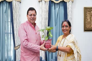 Ritu Khanduri Met CM Pushkar Dhami