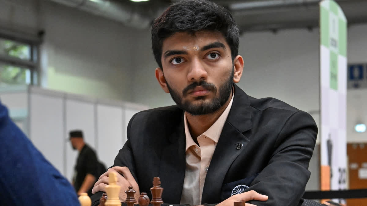 Grandmaster and World Championship challenger D Gukesh put it across Fabiano Caruana of United States to raise visions of a maiden gold medal for the Indian men in the 45th Chess Olympiad here.