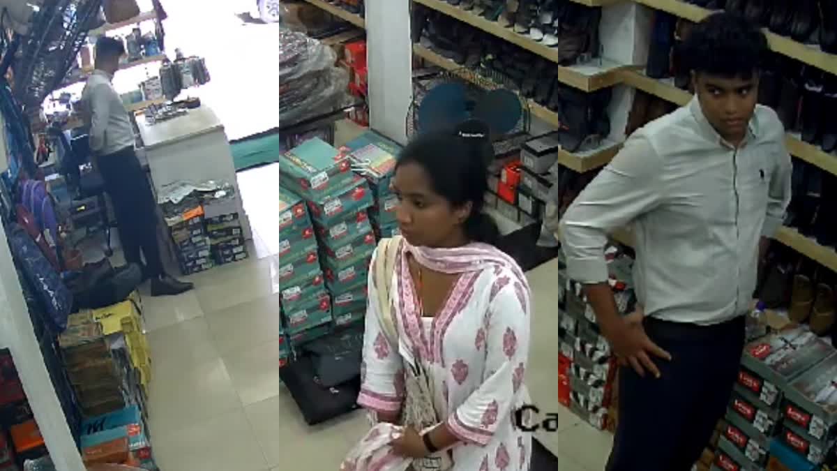 THEFT AT CASH COUNTER  തിരുവനന്തപുരത്ത് മോഷണം  THEFT AT A SHOE STORE  ചെരുപ്പ് കടയിൽ മോഷണം